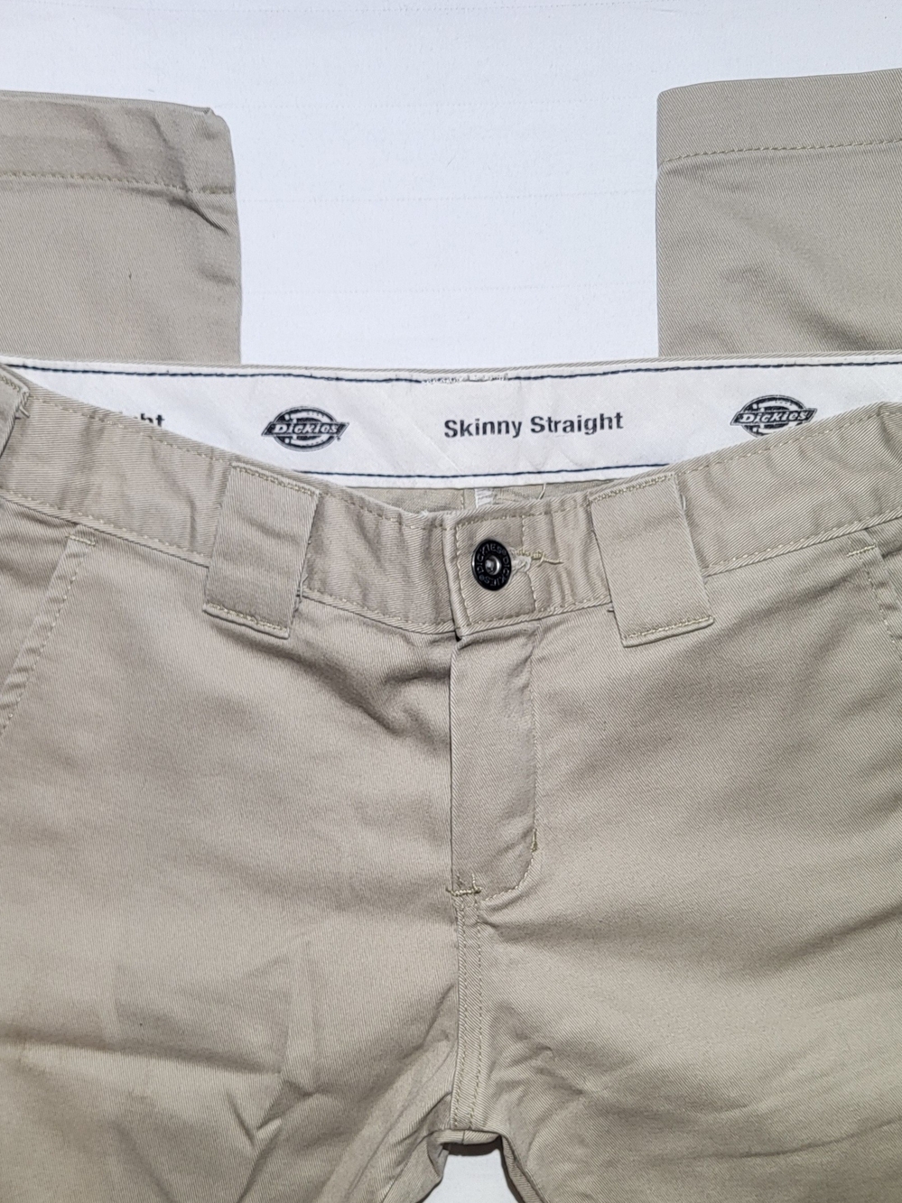 Dickies Kids Skinny Straight Jeans - Khaki/Tan